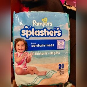 Pampers Splashers Swim Diapers - Blue